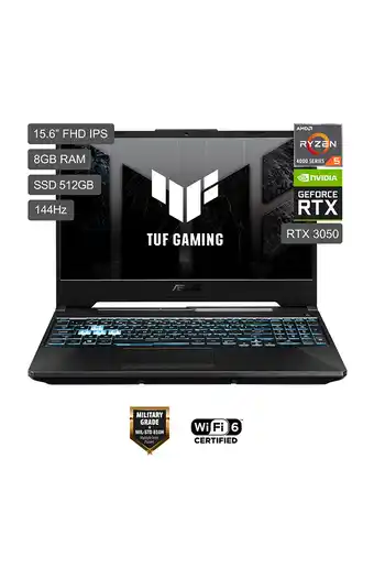 Tiendas EFE Laptop gamer asus 15" amd ryzen 5 512gb 8gb fa506icb-hn105w oferta