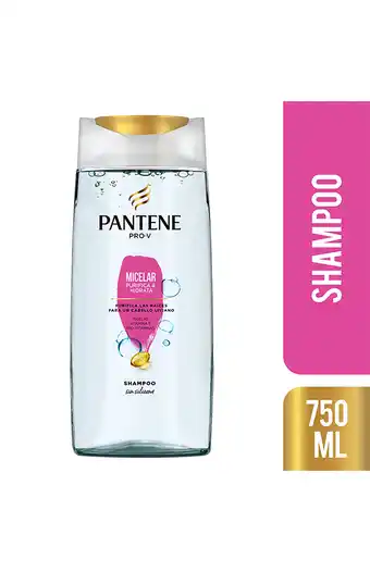 Tiendas EFE Shampoo pantene pro-v micelar purifica & hidrata 750ml oferta
