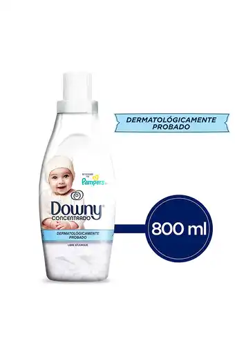 Tiendas EFE Suavizante para ropa downy concentrado suave y gentil 800ml oferta