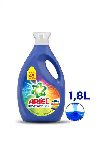 Tiendas EFE Detergente líquido ariel revitacolor 1.8 l oferta