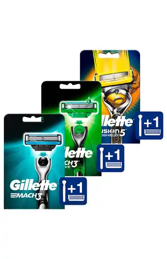 Tiendas EFE Pack gillette sistemas recargables para afeitar oferta