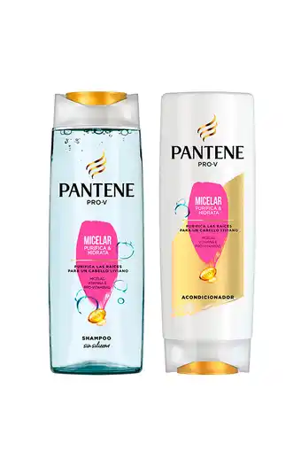 Tiendas EFE Pack shampoo pantene micelar + acondicionador oferta