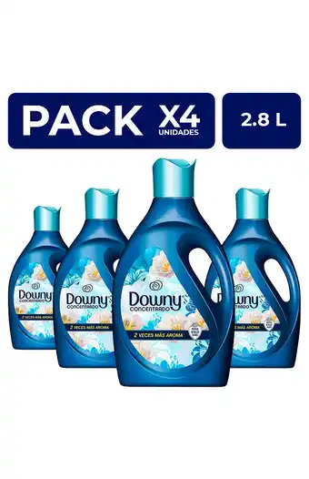 Tiendas EFE Packx4 suavizante downy para ropa brisa fresca 2.8l oferta