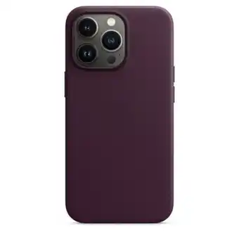 iShop Case apple para iphone 13 pro de cuero con magsafe - cereza oscuro oferta