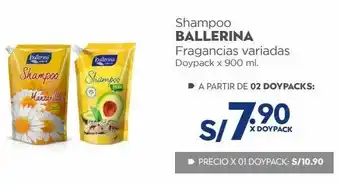 Makro Shampoo ballerina fragancias variadas doypack x 900 ml. oferta