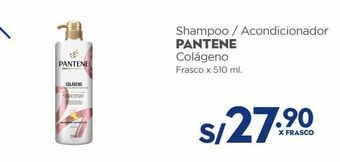 Makro Shampoo / acondicionador pantene colágeno frasco x 510 ml. oferta