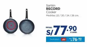 Sartén record cooker