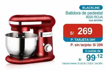 Makro Batidora de pedestal blackline oferta