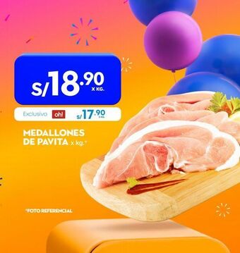 Makro Medallones de pavita x kg oferta