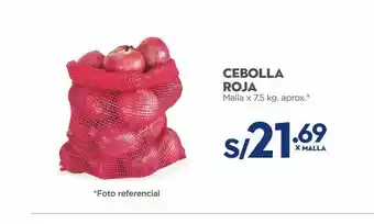 Makro Cebolla roja 7,5kg oferta
