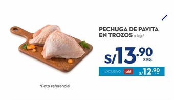 Pechuga de pavita en trozos x kg