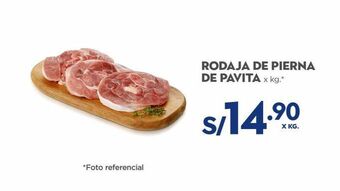 Makro Rodaja de pierna de pavita x kg oferta