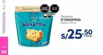 Makro Panetón d´onofrio x 900g oferta