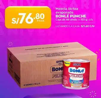 Makro Mezcla láctea evaporada bonlé punche oferta