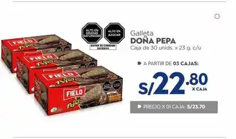 Makro Galleta doña pepa 30un x 23g oferta