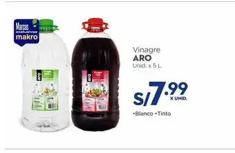 Makro Vinagre aro 5l oferta