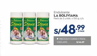 Makro Endulzante la boliviana 3un x 150g oferta