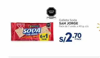 Makro Galletas de soda san jorge oferta