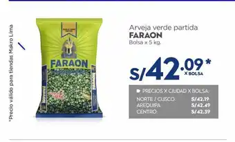 Makro Arveja verde faraon x 5kg oferta