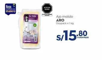 Makro Ajo molido aro x 1kg oferta