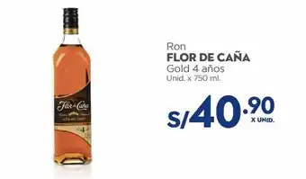 Makro Ron flor de caña gold 4 años x 750ml oferta