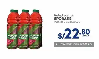 Makro Rehidratante sporade 6un x 1,5l oferta