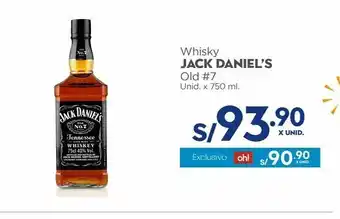 Makro Whisky jack daniel's x 750ml oferta