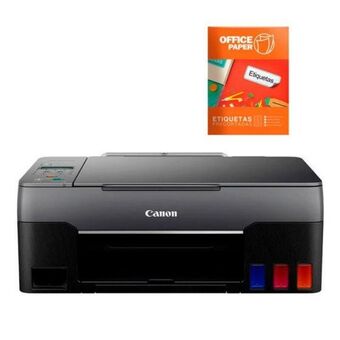 Hiraoka Impresora multifuncional canon pixma g3160 + etiquetas precortadas x 05 hojas a4 - 70 etiquetas oferta