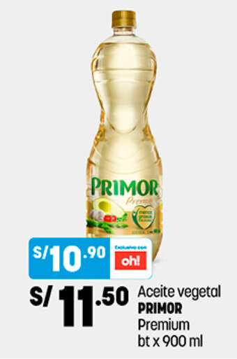 Plaza Vea Aceite Vegetal Primor Premium bt x 900ml oferta