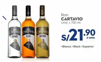 Makro Ron Cartavio unid. x 750ml oferta