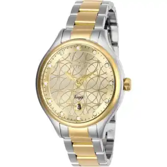 Invicta invicta angel lady 38mm stainless steel gold dial
