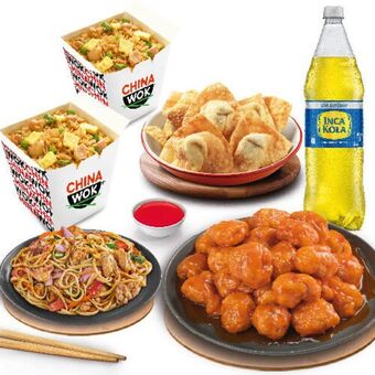 Banquete especial al wok