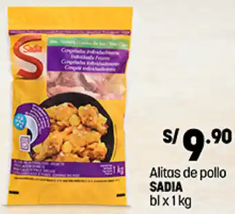 Plaza Vea Alitas de Pollo Sadia 1kg oferta
