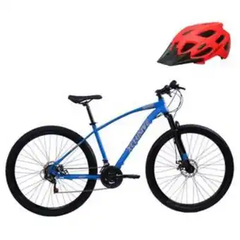 Tai Loy Bicicleta acero aro 29 ag + casco rojo m/l oferta