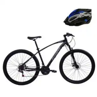 Tai Loy Bicicleta acero aro 29 ng + casco azul l oferta