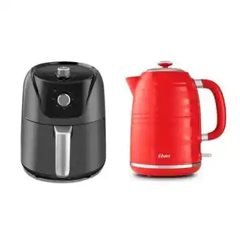Hiraoka Freidora de aire oster ckstaf40m053 4l + hervidor oster bvstkt4177r053 1.7l oferta