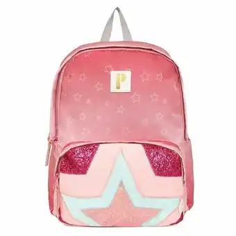 Porta Mochila bloom star pink oferta