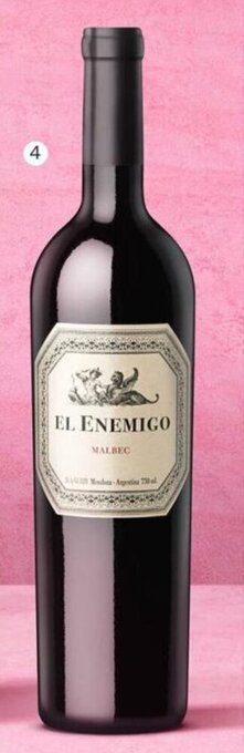 Wong Vino El Enemigo bot. x 750ml oferta