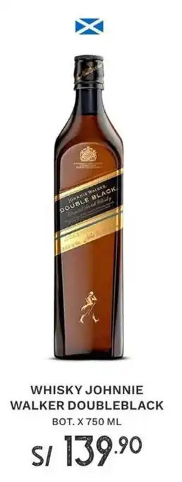 Whisky Johnnie Walker Double Black bot. x 750ml