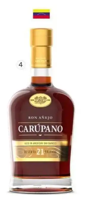 Wong Ron Carúpano Solera 21 años Privada bot. x 750ml oferta