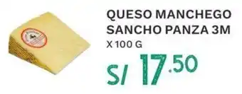 queso Manchego Sancho Panza 3m x 100g