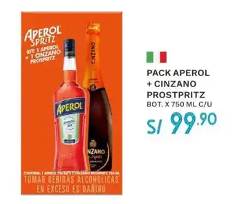 Wong Pack Aperol + Cinzano Prostpritz bot. x 750ml oferta