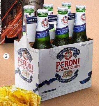 Wong Cerveza Peroni Pack 6 bot. x 330ml oferta