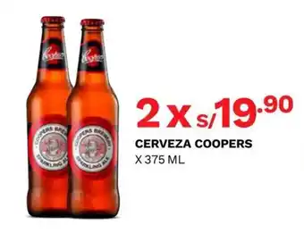 Wong Cerveza Coopers 2 x 375ml oferta