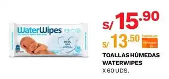 Wong Toallas Húmedas Waterwipes x 60 uds. oferta