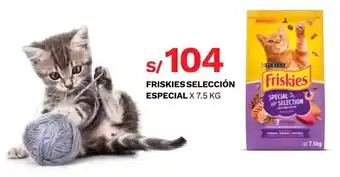 Wong Friskies Selección Especial x 7.5kg oferta