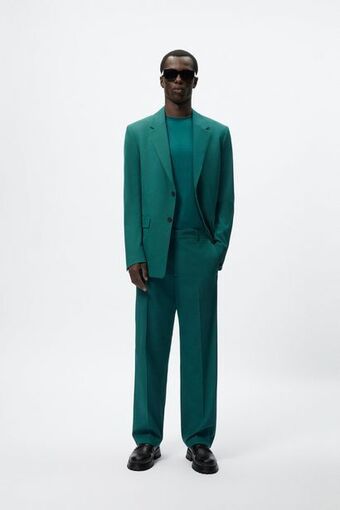 ZARA Pantalón slim traje oferta