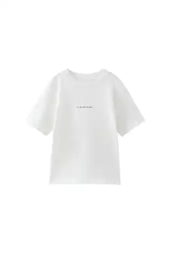 ZARA Camiseta texto oferta
