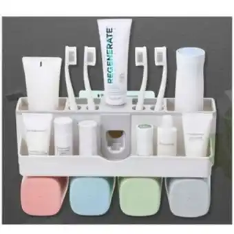 Linio Organizador de baño cepillos 4 en 1 oferta