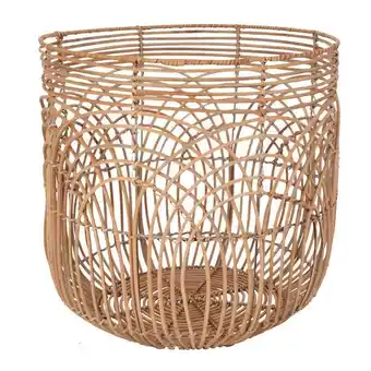 Casaideas Canasto redondo tejido con asas 40x40 cm oferta